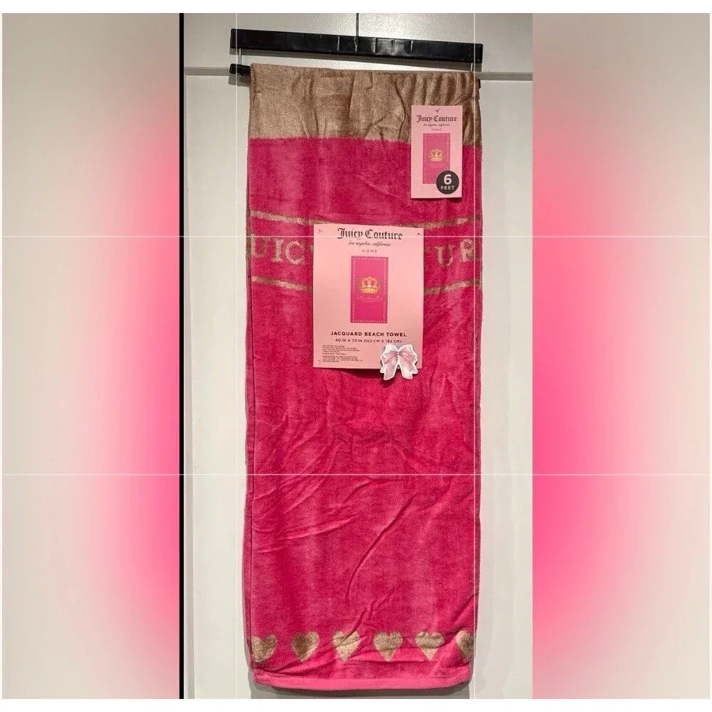 Juicy Couture Crown Beach Towel